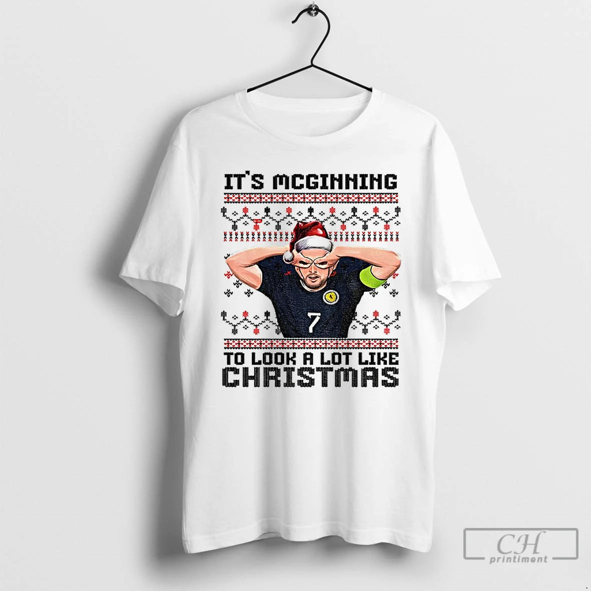 Classic John Mcginn Santa Hat Its Mcginning To Look A Lot Like Christmas T Shirts Hoodie, Sweatshirt | AU01DripNestTees.com