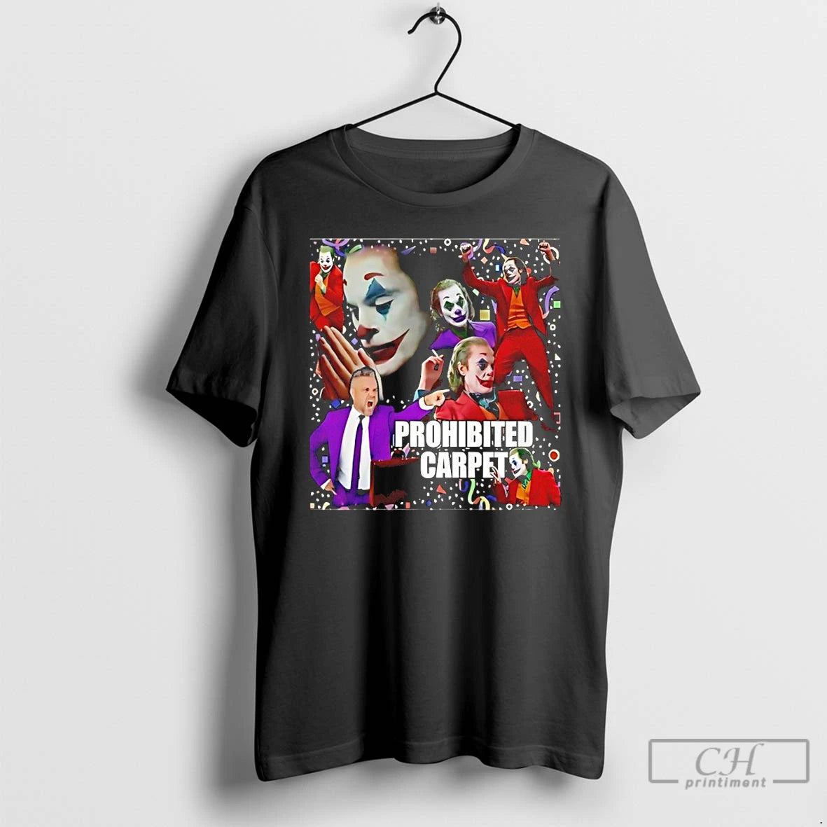 Classic Joker Prohibited Carpet Graphic T-Shirts, Hoodie, Sweatshirt | AU01DripNestTees.com