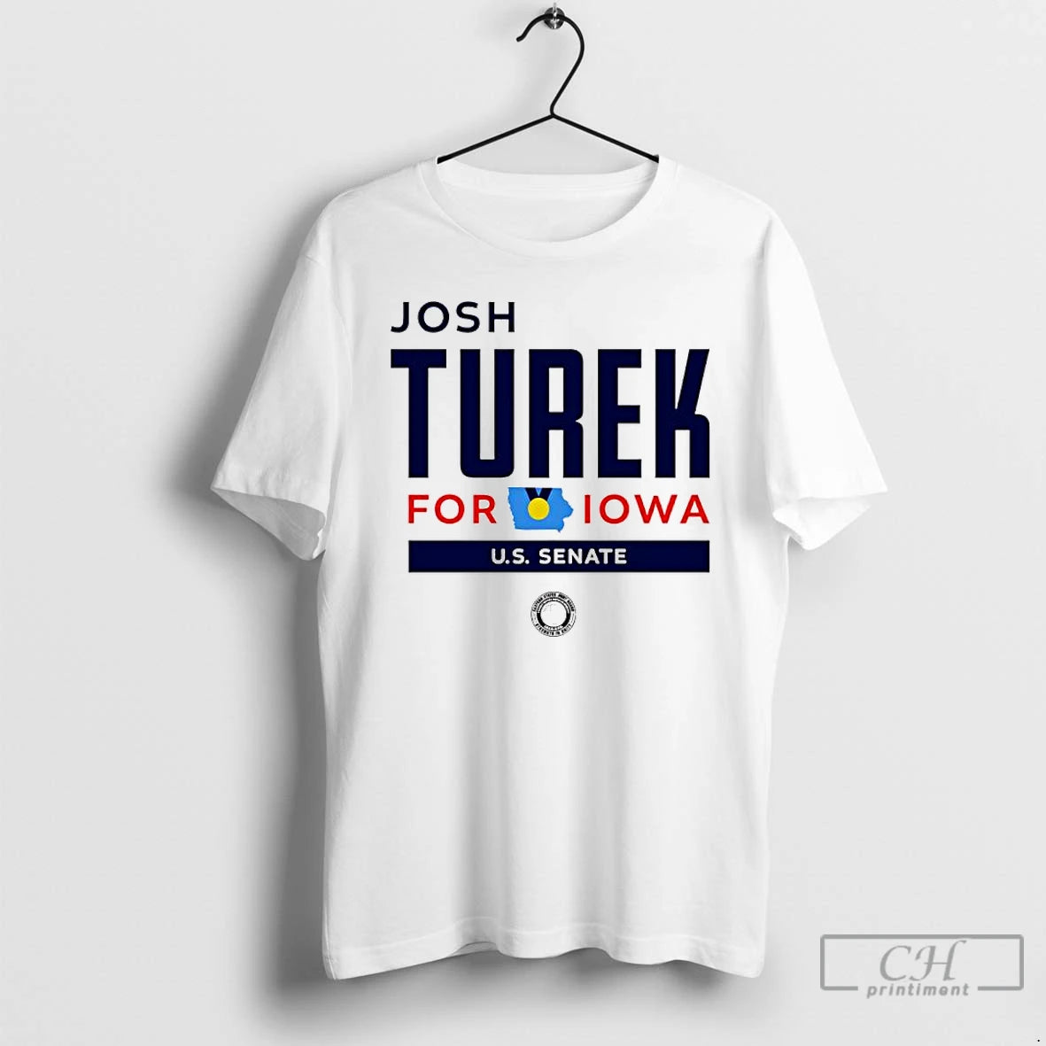 Classic Josh Turek For Iowa Square Logo T-Shirts, Hoodie, Sweatshirt | AU01DripNestTees.com
