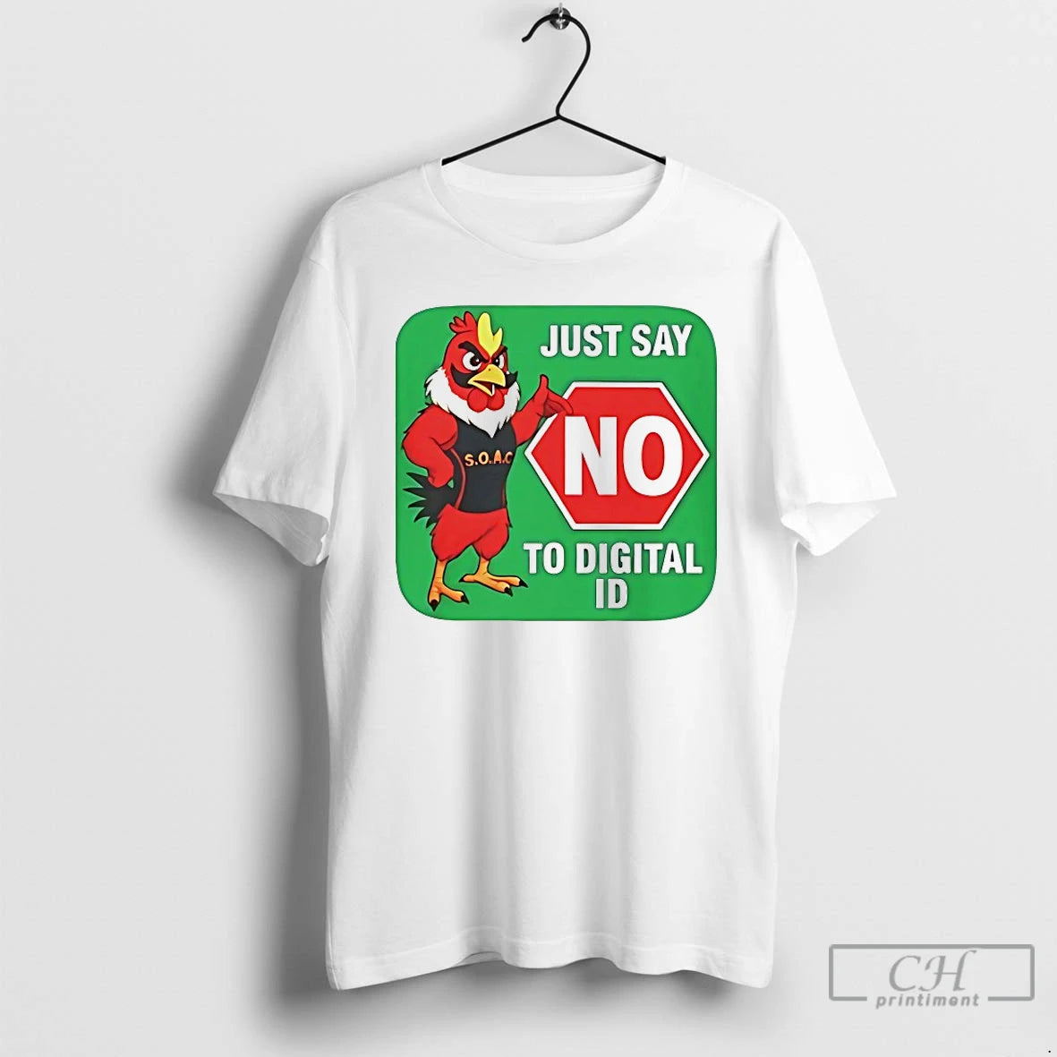 Classic Just Say No To Digital Id S O A C T-Shirts, Hoodie, Sweatshirt | AU01DripNestTees.com