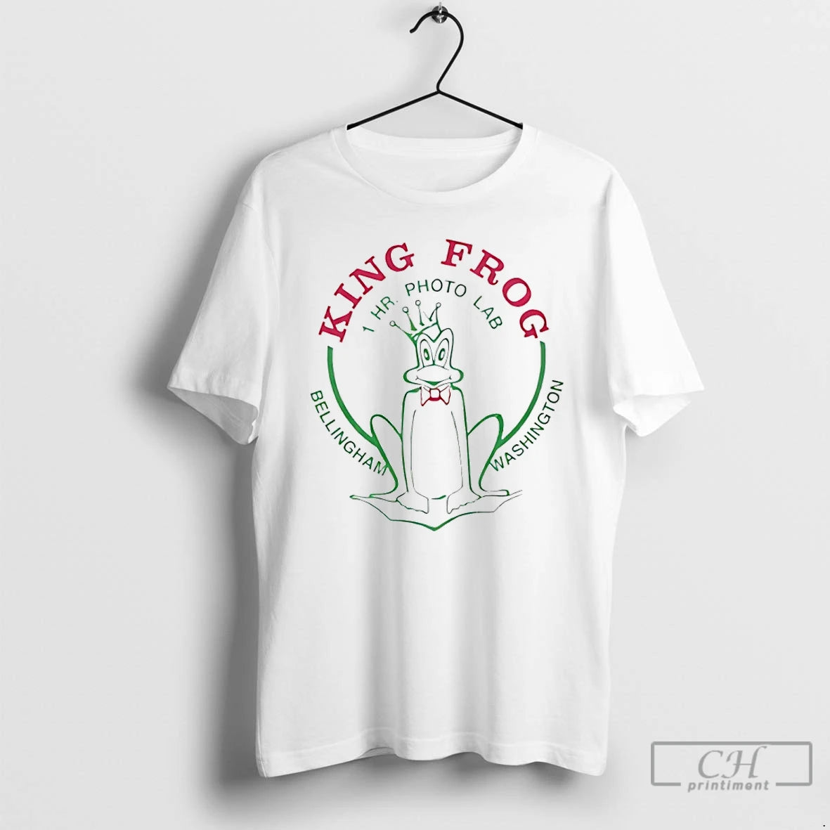 Classic King Frog One Hour Photo Lab Bellingham T-Shirts, Hoodie, Sweatshirt | AU01DripNestTees.com