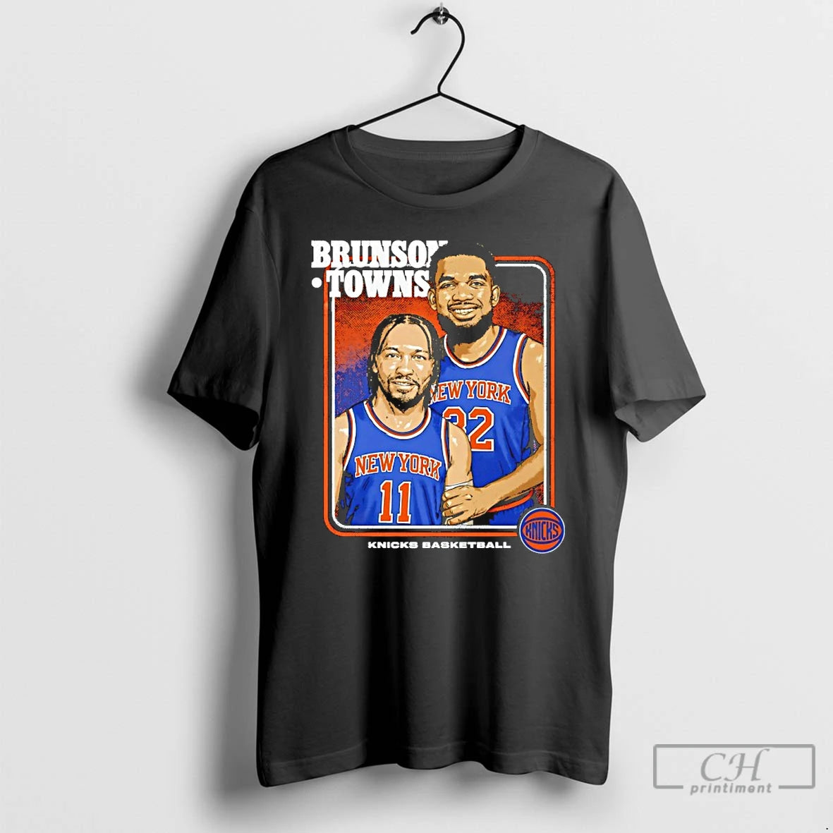 Classic Knicks Step Brothers Jalen Brunson And Karl Anthony Towns T-Shirts, Hoodie, Sweatshirt | AU01DripNestTees.com