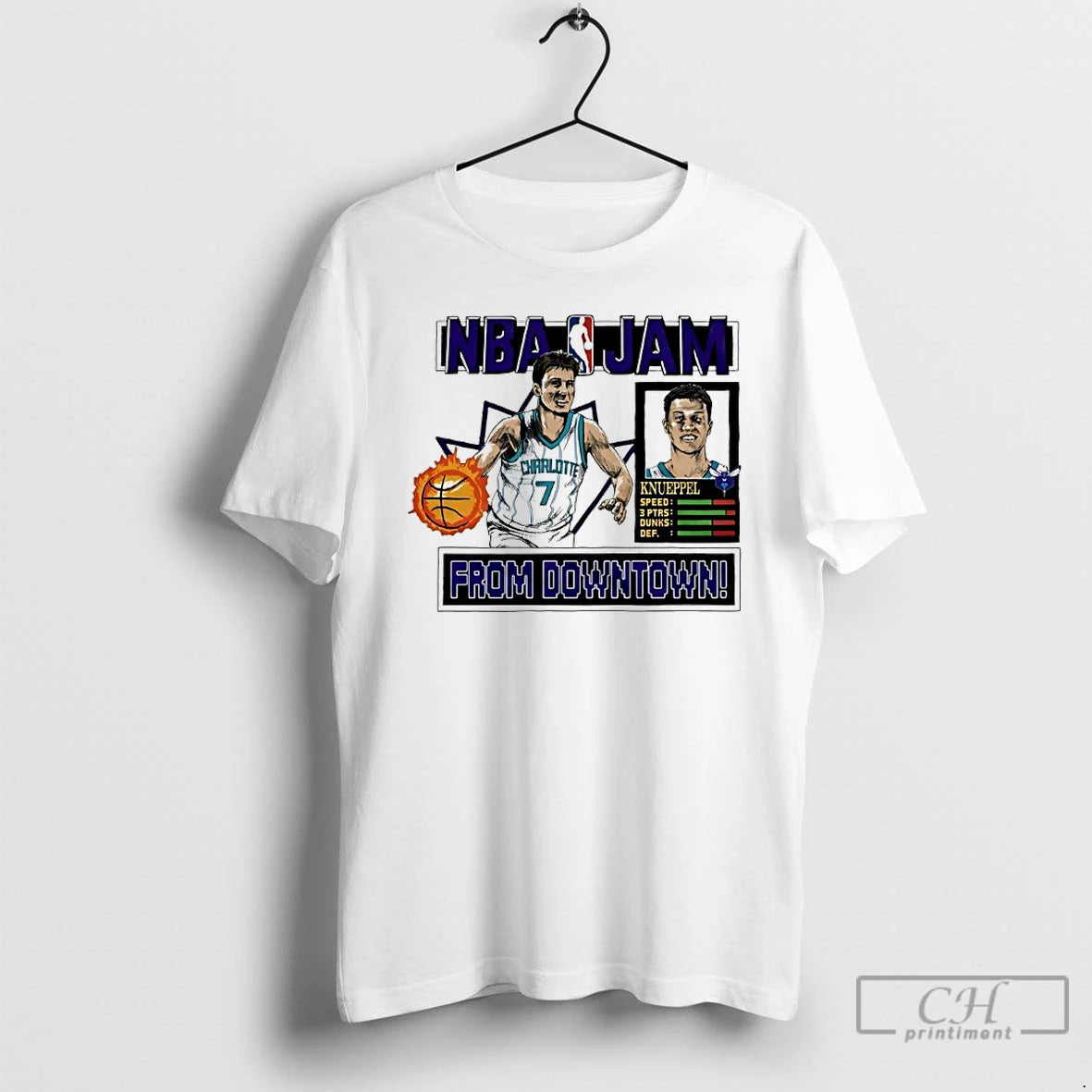 Classic Kon Knueppel Charlotte Hornets Nba Jam From Downtown T-Shirts, Hoodie, Sweatshirt | AU01DripNestTees.com