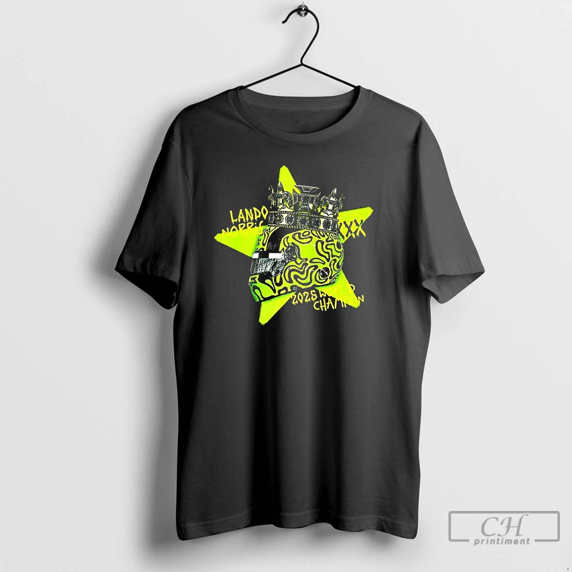 Classic Lando Norris 2025 Drivers World Champion Helmet Crown T-Shirts, Hoodie, Sweatshirt | AU01DripNestTees.com
