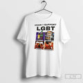 Classic Lean Gamble Beer Titties Yeah I Support Lgbt Graphic T-Shirts, Hoodie, Sweatshirt | AU01DripNestTees.com