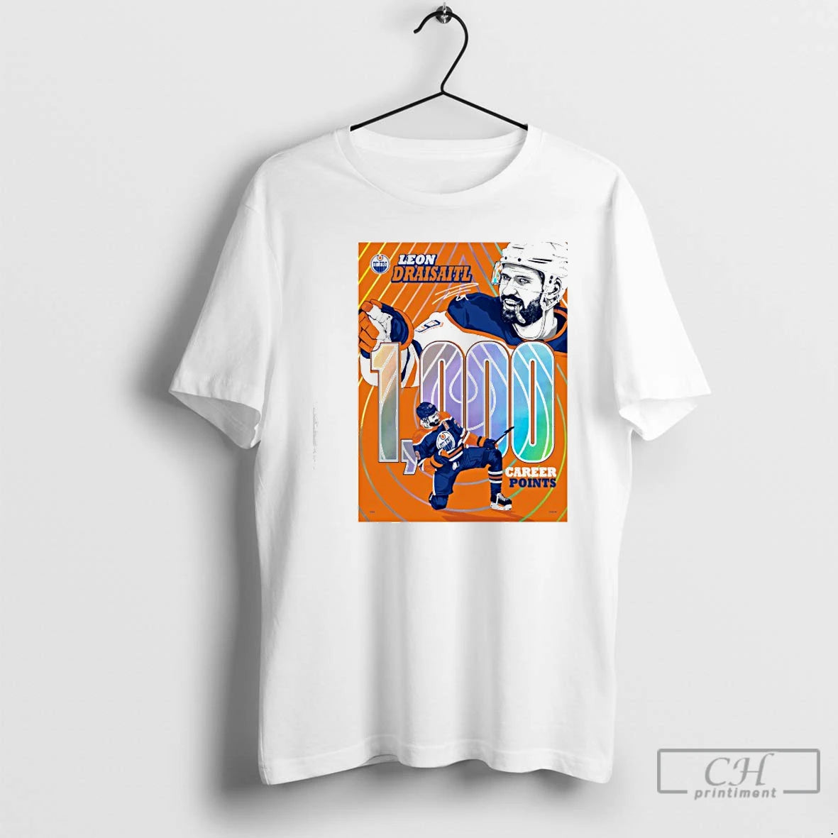 Classic Leon Draisaitl Edmonton 1000 Career Nhl Points Milestone T-Shirts, Hoodie, Sweatshirt | AU01DripNestTees.com