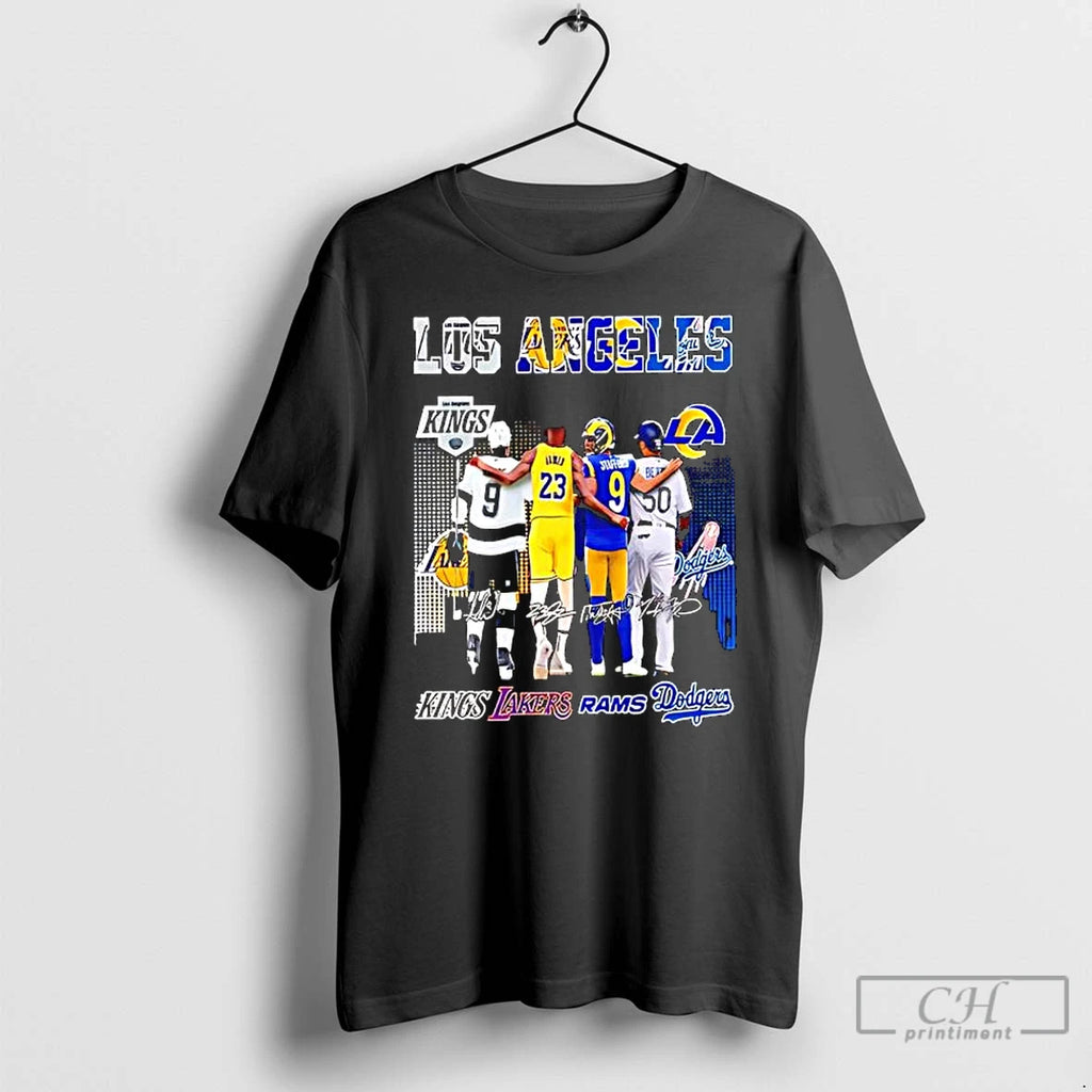 Classic Los Angeles Professional Sports Teams And Players Kings Lakers Rams And Dodgers T Shirts Hoodie, Sweatshirt