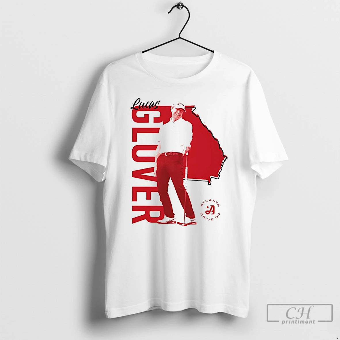 Classic Lucas Glover Atlanta Drive Gc Vertical Name Golf T-Shirts, Hoodie, Sweatshirt | AU01DripNestTees.com