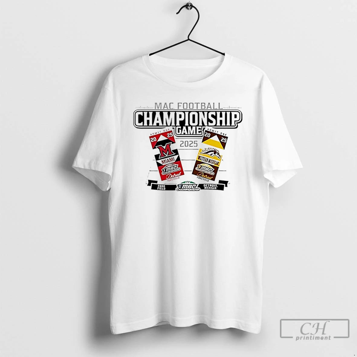 Classic Mac Football Championship 2025 Miami Redhawks Vs Western Michigan T-Shirts, Hoodie, Sweatshirt | AU01DripNestTees.com