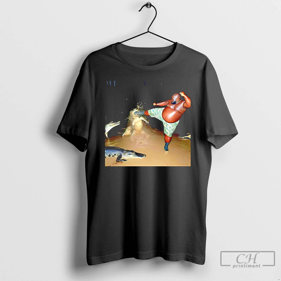 Classic Man Kick Alligator In Swamp Crocodile T-Shirts, Hoodie, Sweatshirt | AU01DripNestTees.com
