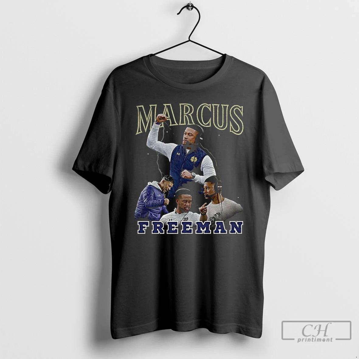 Classic Marcus Freeman Notre Dame Fighting Irish Football Graphic Vintage T-Shirts, Hoodie, Sweatshirt | AU01DripNestTees.com