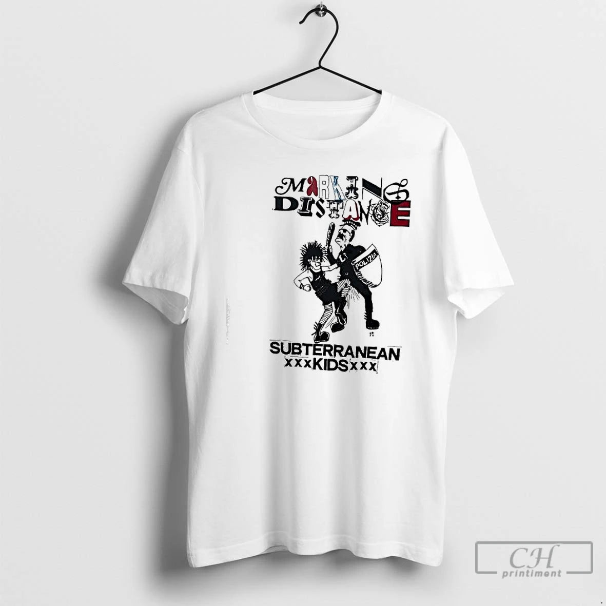 Classic Marking Distance Polizia Subterranean Kids T-Shirts, Hoodie, Sweatshirt | AU01DripNestTees.com