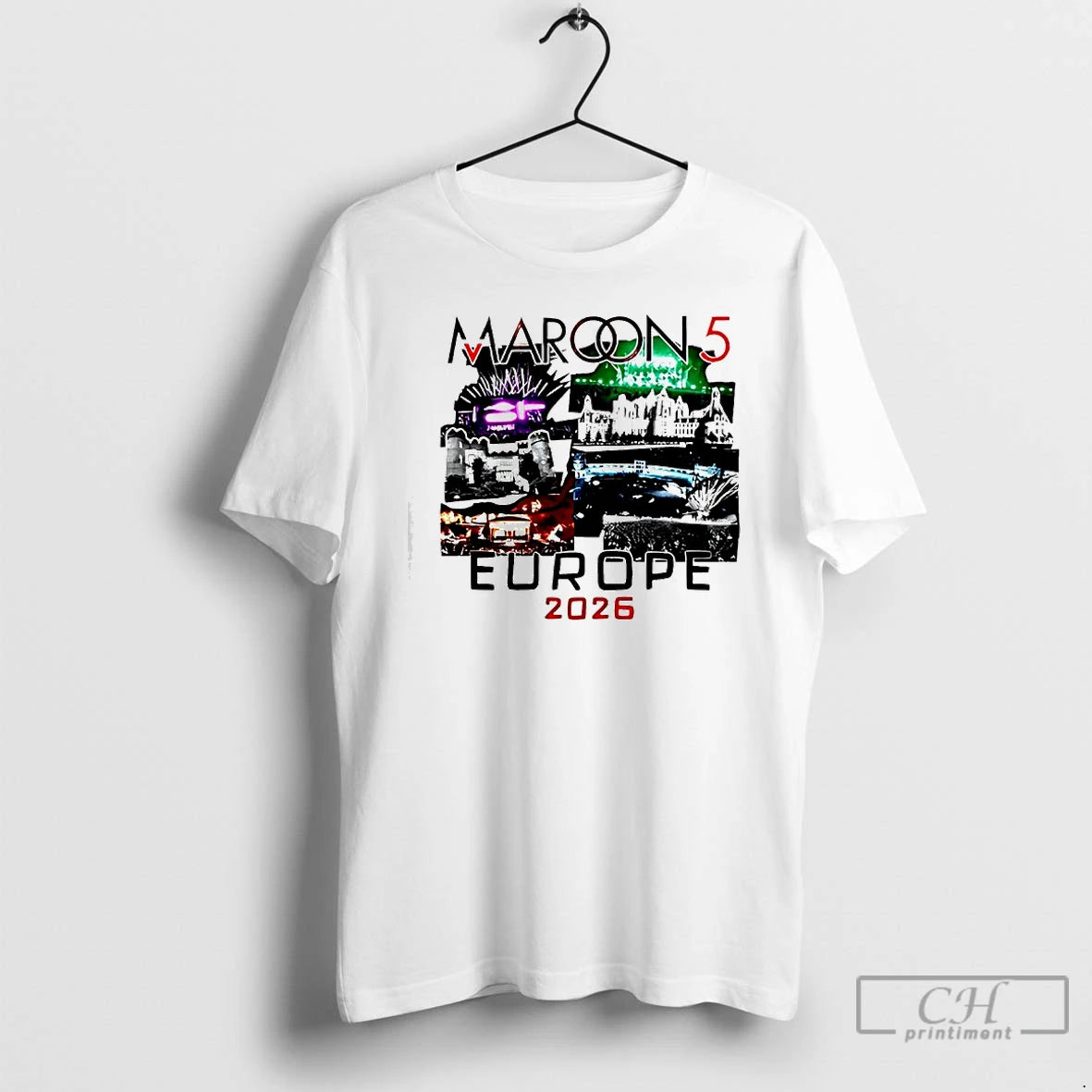 Classic Maroon 5 Europe Tour 2026 T-Shirts, Hoodie, Sweatshirt | AU01DripNestTees.com