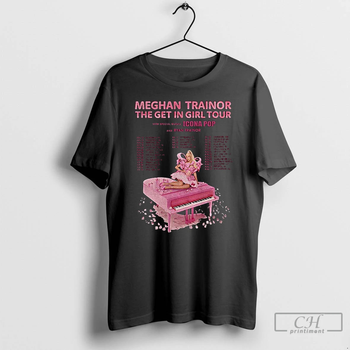 Classic Meghan Trainor The Get In Girl Tour 2026 Schedule T-Shirts, Hoodie, Sweatshirt | AU01DripNestTees.com