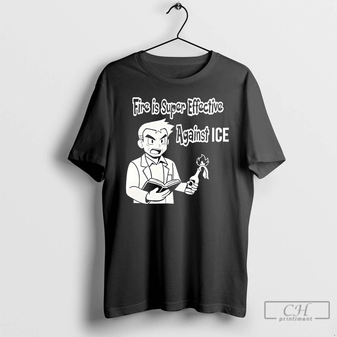 Classic Melcom Brown Fire Is Super Effective Against Ice T-Shirts, Hoodie, Sweatshirt | AU01DripNestTees.com