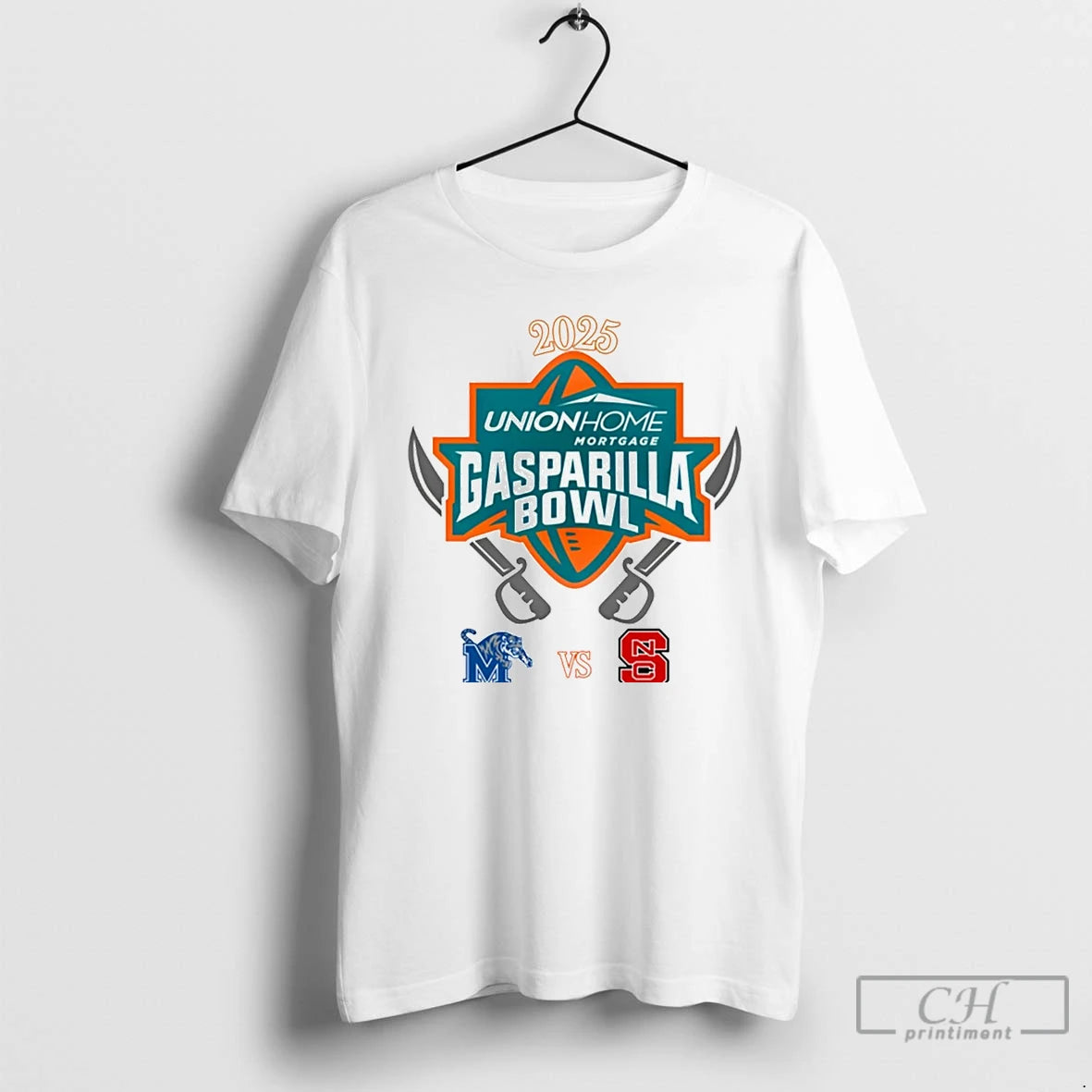 Classic Memphis Tigers Vs Nc State Wolfpack 2025 Gasparilla Bowl T-Shirts, Hoodie, Sweatshirt | AU01DripNestTees.com