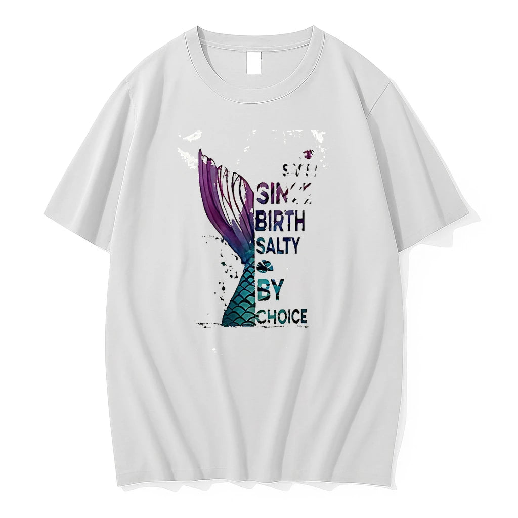 Classic Mermaid Sassy Since Birth Salty By Choice Shirts Sweater