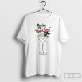 Classic Merrier With A Martini Christmas T-Shirts, Hoodie, Sweatshirt | AU01DripNestTees.com
