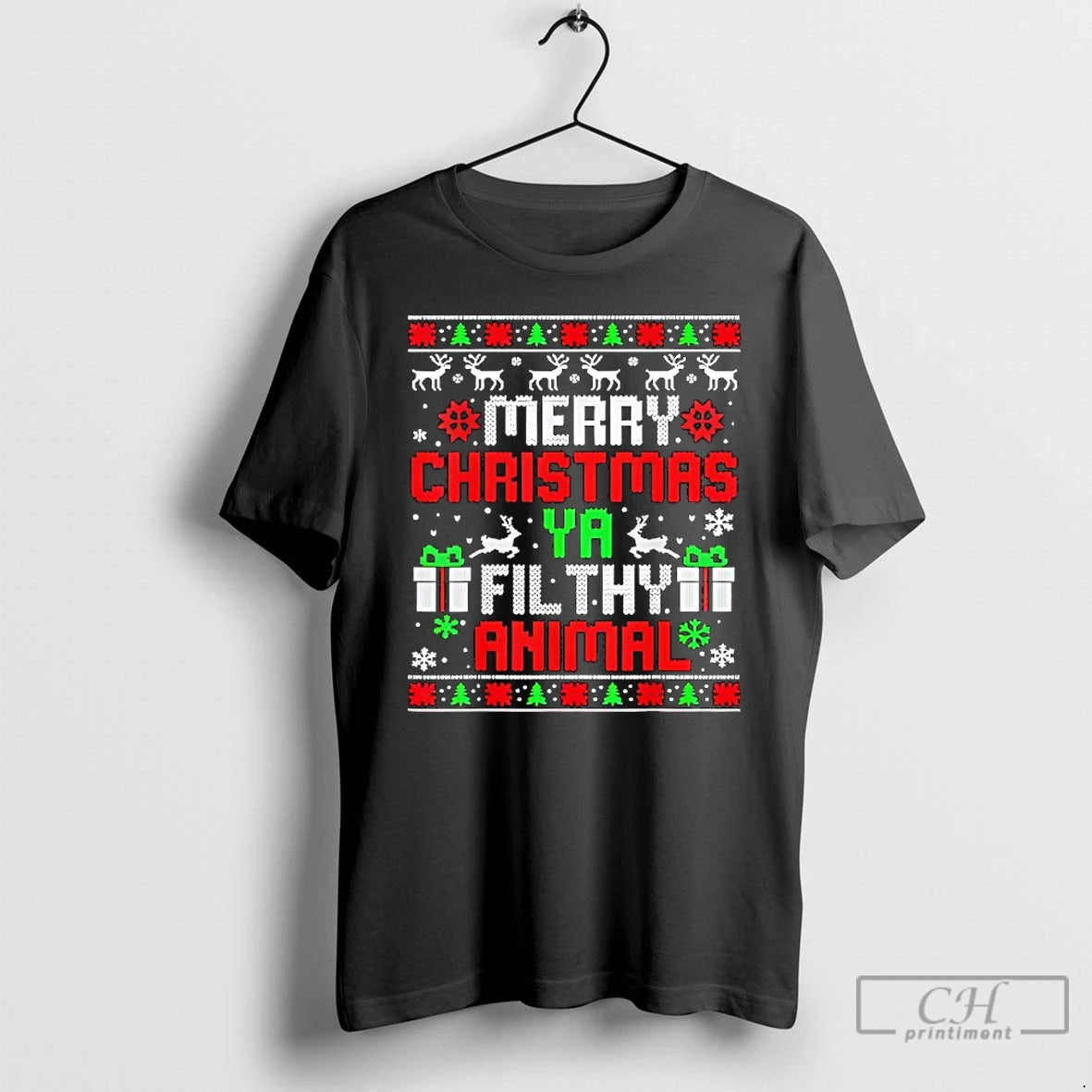 Classic Merry Christmas Animal Filthy Ya Xmas Family Pajama T-Shirts, Hoodie, Sweatshirt | AU01DripNestTees.com