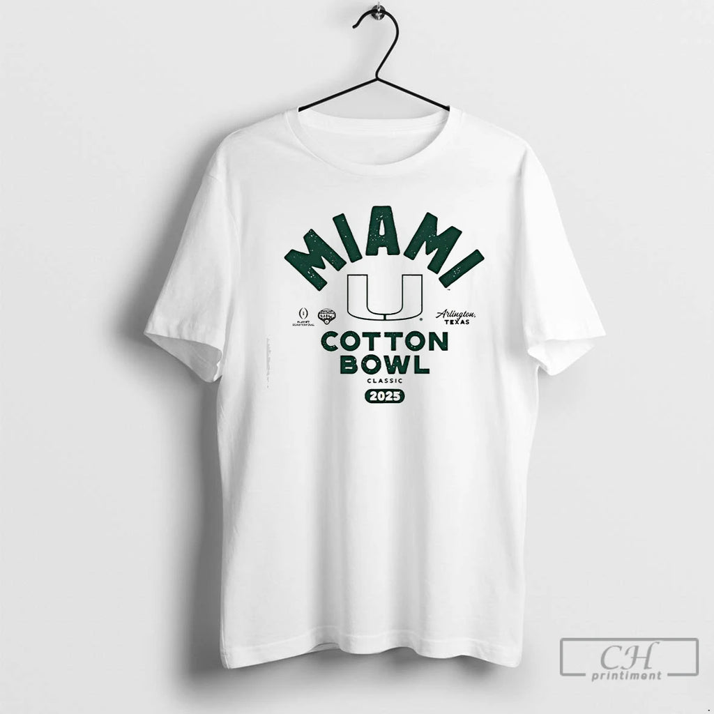 Classic Miami College Football Playoff 2026 Cotton Bowl T-Shirts, Hoodie, Sweatshirt | AU01DripNestTees.com