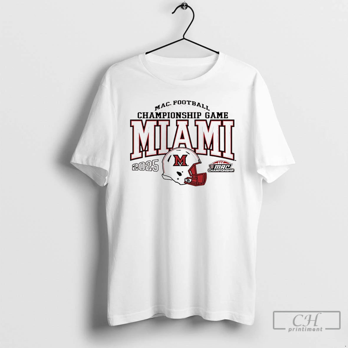 Classic Miami Redhawks 2025 Mac Football Championship Bound Helmet T-Shirts, Hoodie, Sweatshirt | AU01DripNestTees.com
