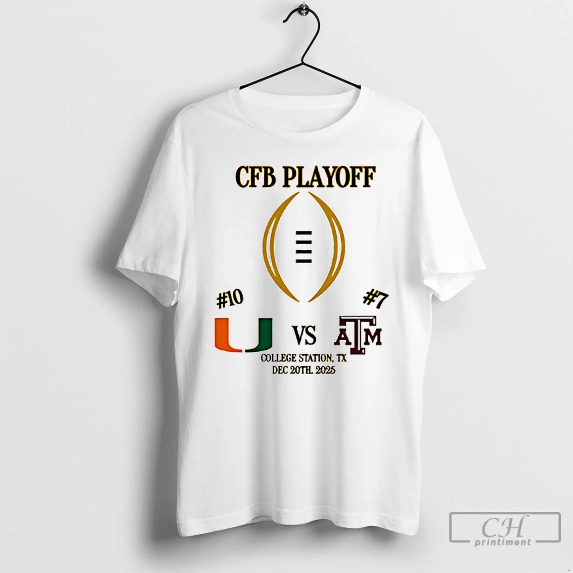 Classic Miami Vs Texas Am 2025 Cfp First Rd Playoff Game 2 T Shirts Sweater Hoodie, Sweatshirt | AU01DripNestTees.com