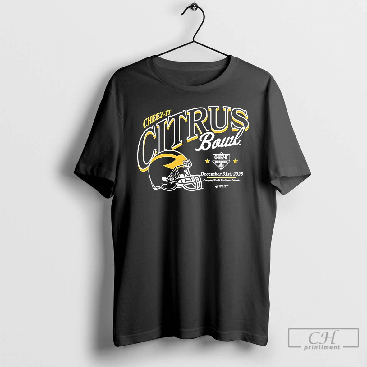 Classic Michigan Wolverines 2025 Cheez It Citrus Bowl Helmet T-Shirts, Hoodie, Sweatshirt | AU01DripNestTees.com