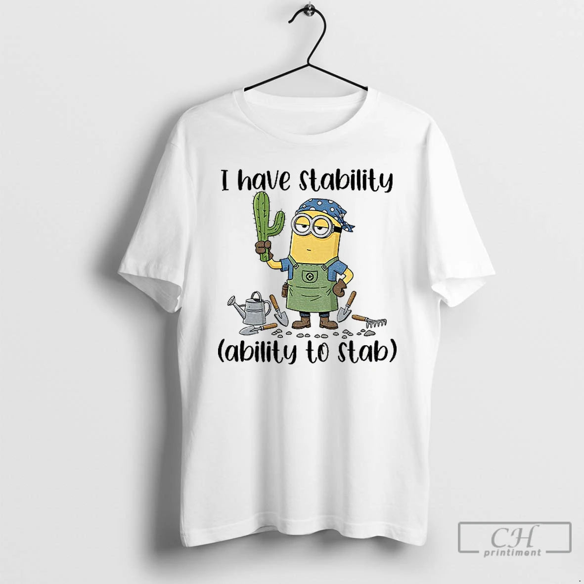 Classic Minion I Have Stability Ability To Stab T-Shirts, Hoodie, Sweatshirt | AU01DripNestTees.com