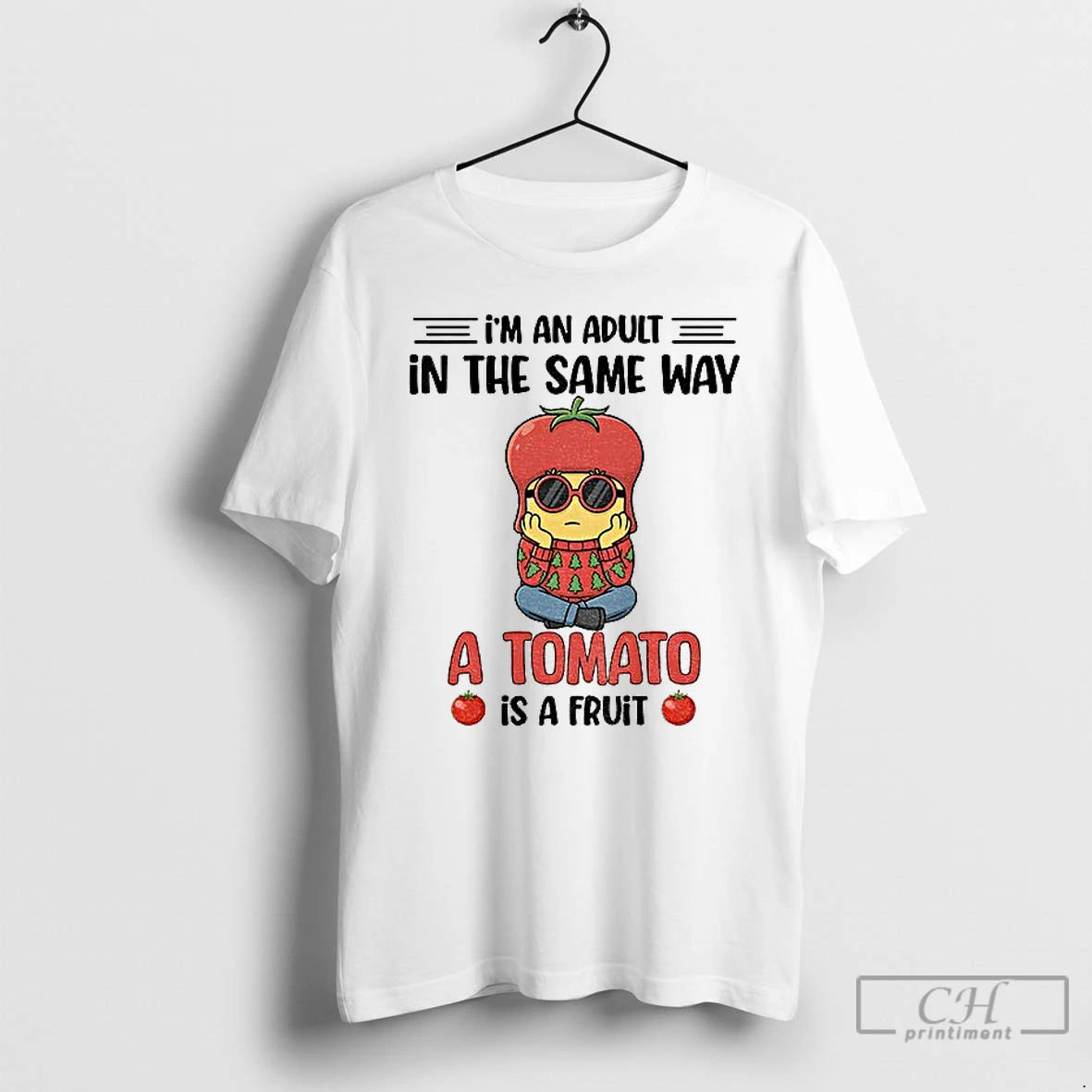 Classic Minion Im An Adult In The Same Way A Tomato Is A Fruit T-Shirts, Hoodie, Sweatshirt | AU01DripNestTees.com