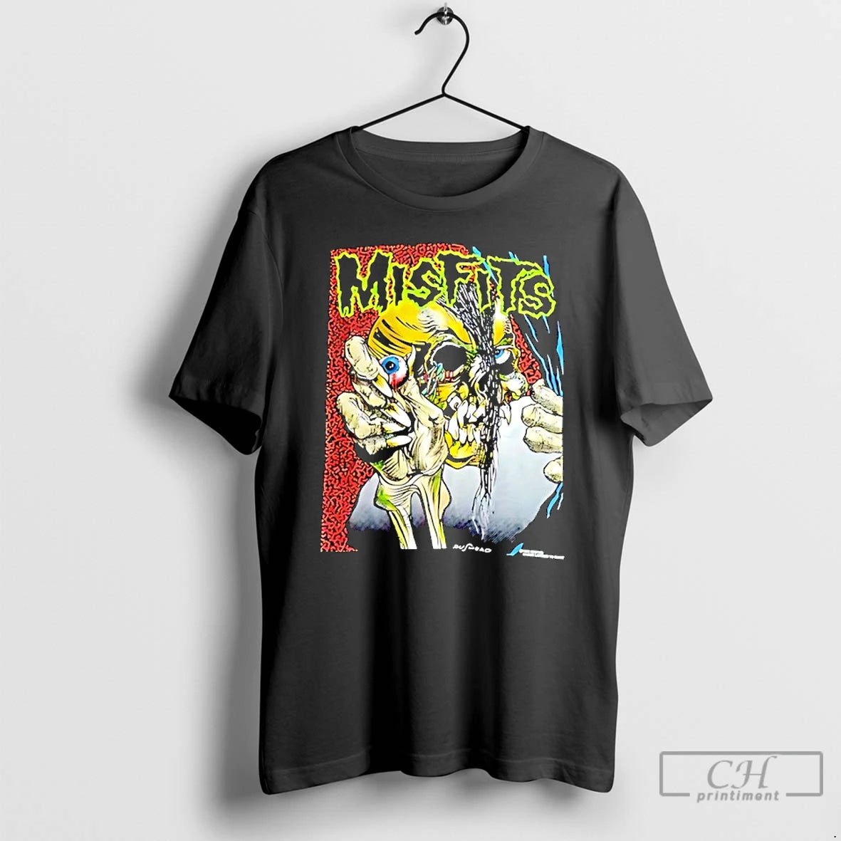 Classic Misfits Pushead Schroeder Skull Eyeball Graphic T-Shirts, Hoodie, Sweatshirt | AU01DripNestTees.com