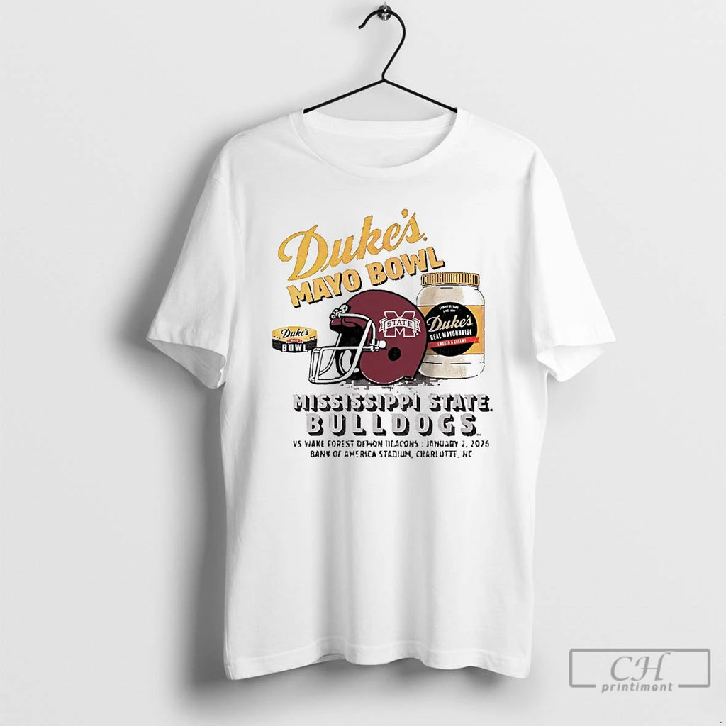 Classic Mississippi State Bulldogs 2026 Dukes Mayo Bowl Helmet T-Shirts, Hoodie, Sweatshirt | AU01DripNestTees.com