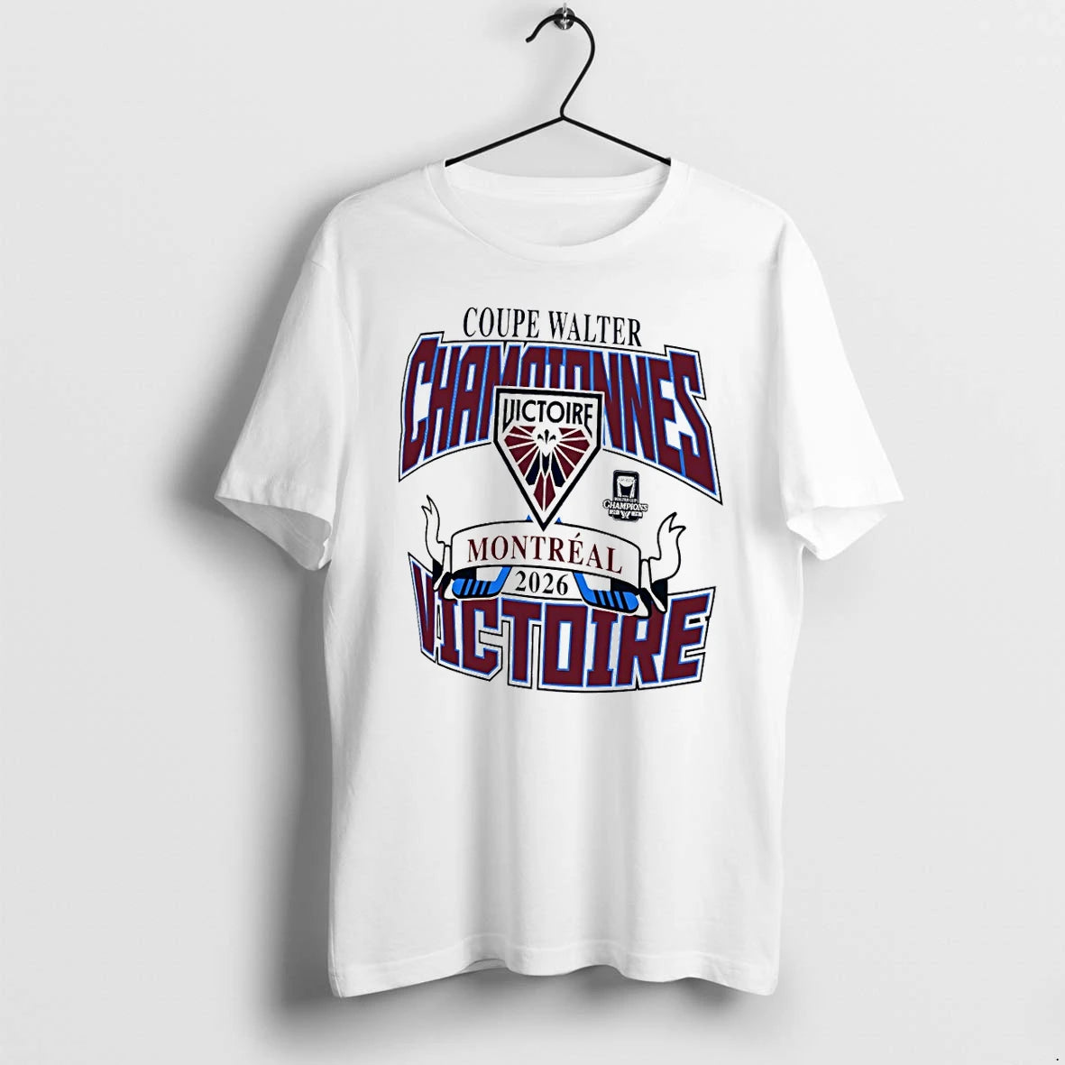 Classic Montreal Victoire Coupe Walter Championnes Victoire De Montreal Nhl 2026 Logo Shirts Sweater