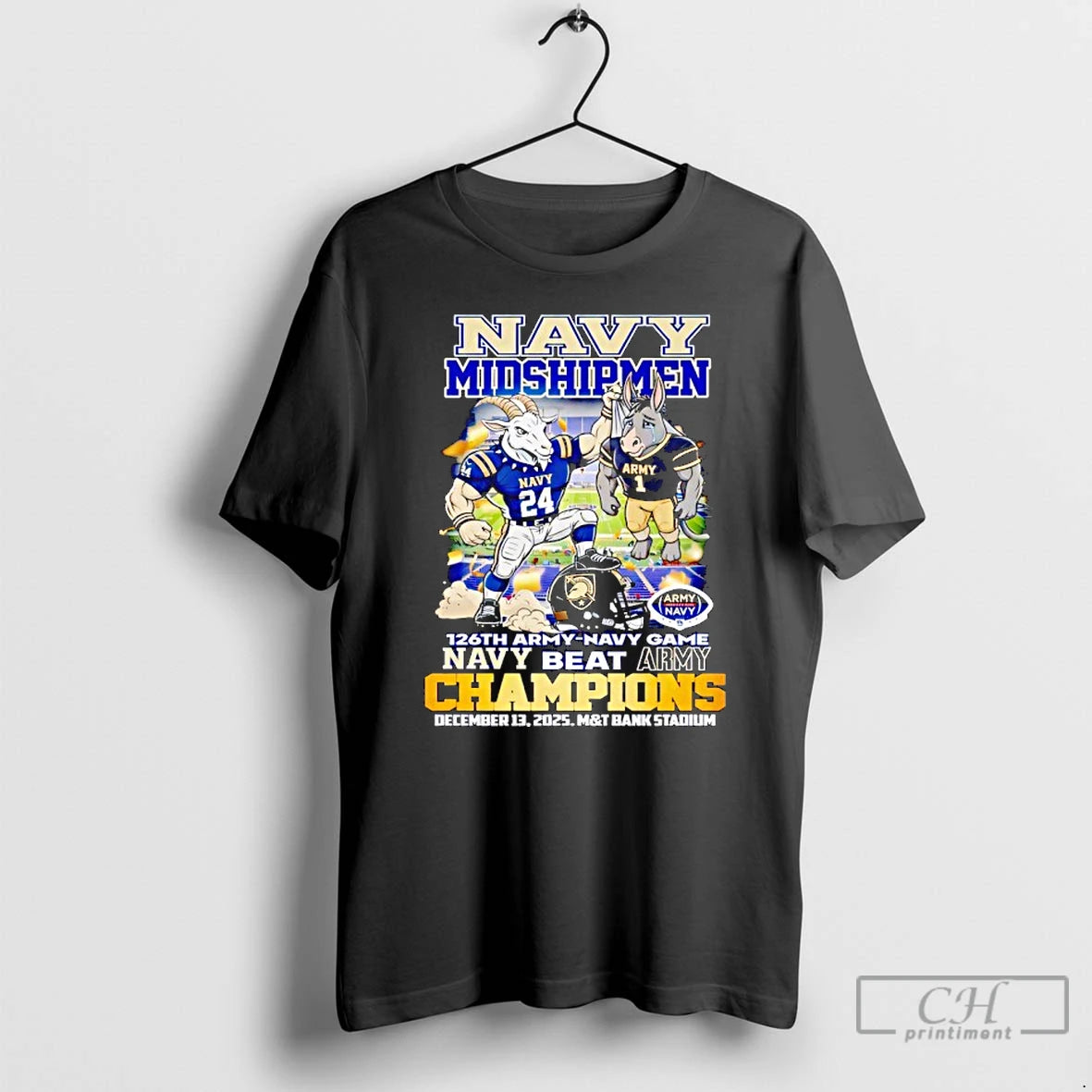 Classic Navy Midshipmen 126th Army Navy Game Champions Vintage T-Shirts, Hoodie, Sweatshirt | AU01DripNestTees.com