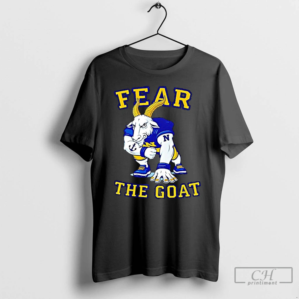 Classic Navy Midshipmen Football Mascot Fear The Goat Funny T-Shirts, Hoodie, Sweatshirt | AU01DripNestTees.com