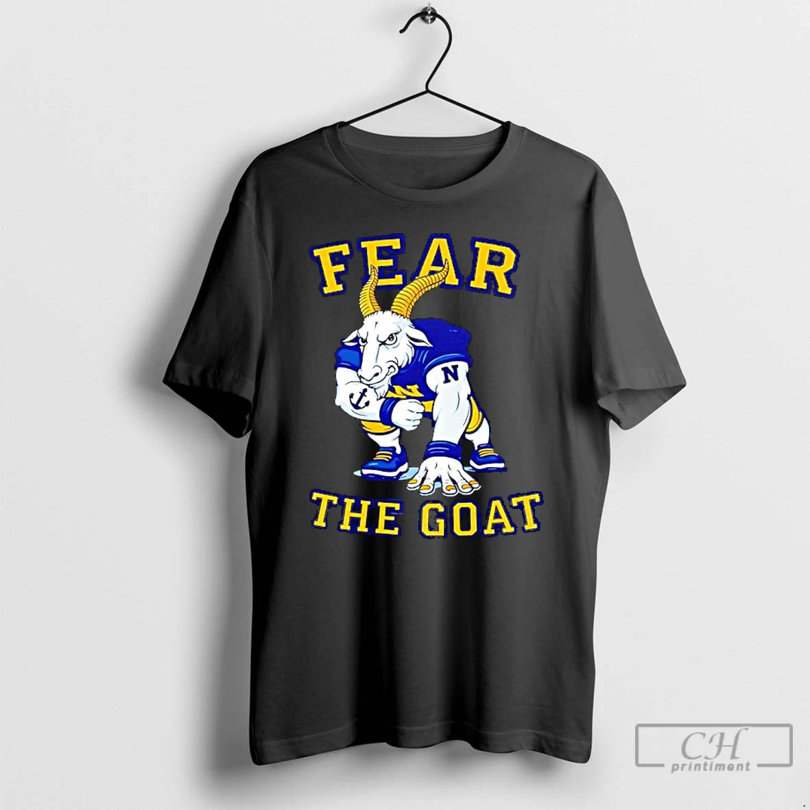 Classic Navy Midshipmen Football Mascot Fear The Goat Funny T-Shirts, Hoodie, Sweatshirt | AU01DripNestTees.com