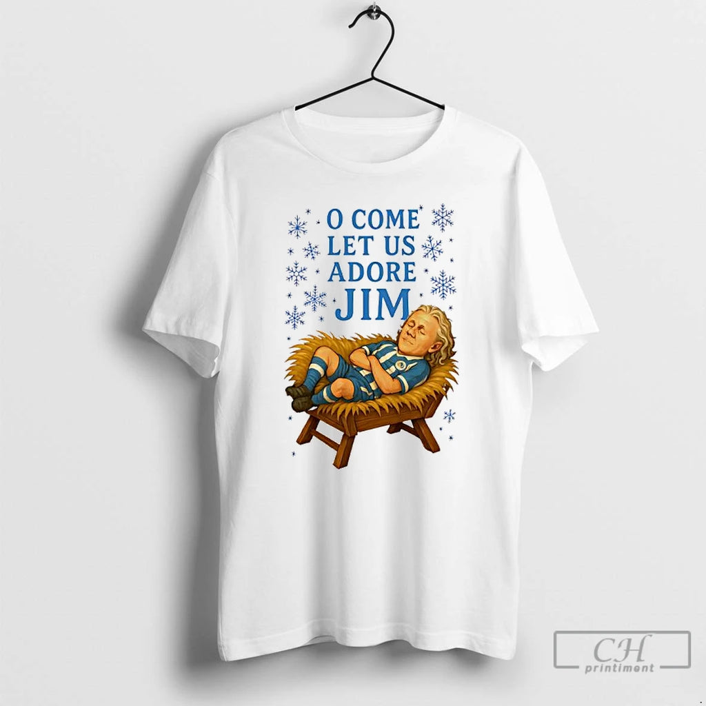 Classic O Come Let Us Adore Jim Wigan Christmas T-Shirts, Hoodie, Sweatshirt | AU01DripNestTees.com