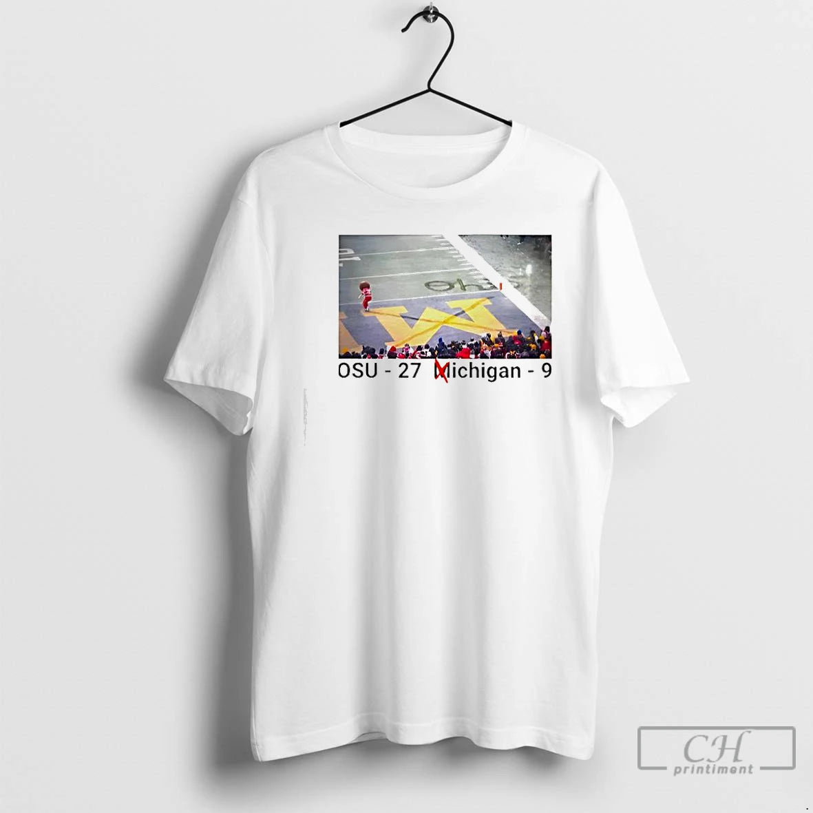 Classic Ohio 27 Vs Michigan 9 Score Rivalry Stadium T-Shirts, Hoodie, Sweatshirt | AU01DripNestTees.com