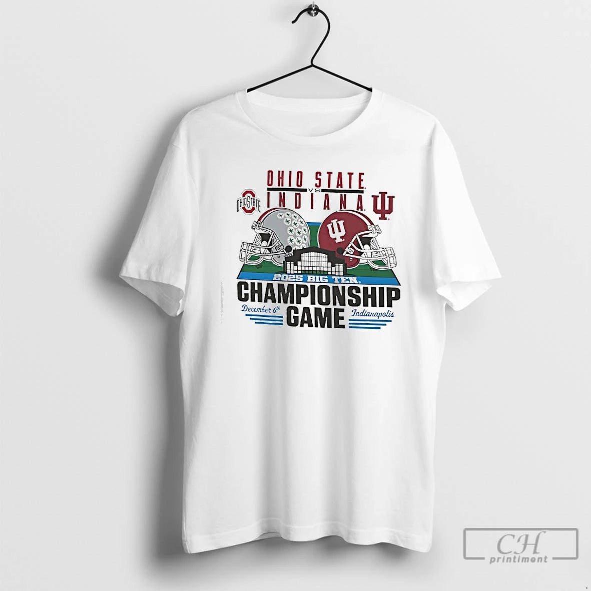Classic Ohio State Vs Indiana 2025 Big Ten Championship Game T-Shirts, Hoodie, Sweatshirt | AU01DripNestTees.com