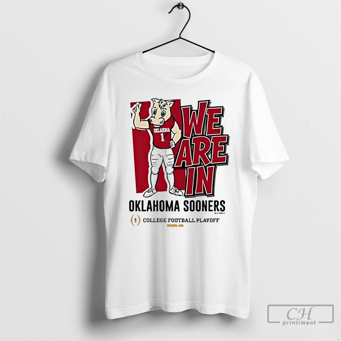Classic Oklahoma Sooners 2025 Cfp Bound Mascot We Are In T-Shirts, Hoodie, Sweatshirt | AU01DripNestTees.com