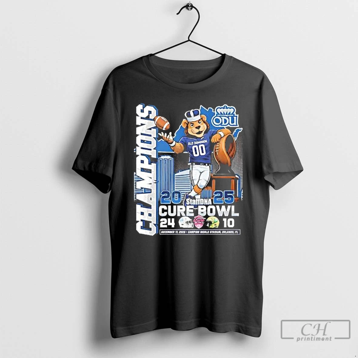 Classic Old Dominion Monarchs 025 Staffdna Cure Bowl Champions T-Shirts, Hoodie, Sweatshirt | AU01DripNestTees.com