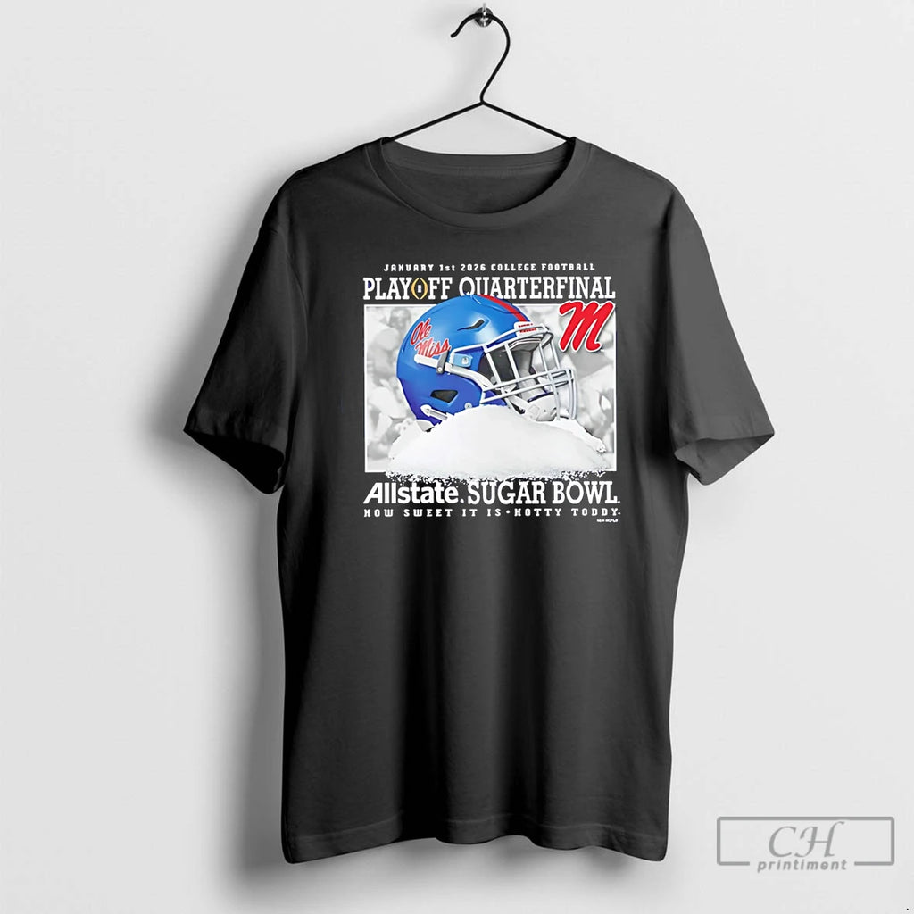Classic Ole Miss Football Cfp Allstate Sugar Bowl 2025 Helmet T-Shirts, Hoodie, Sweatshirt | AU01DripNestTees.com