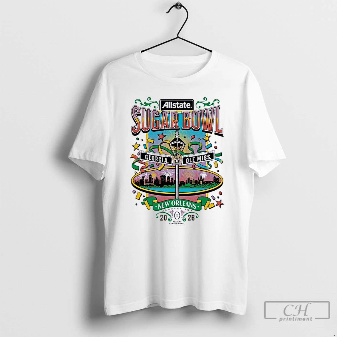 Classic Ole Miss Vs Georgia 2026 Allstate Sugar Bowl Nola Adult T-Shirts, Hoodie, Sweatshirt | AU01DripNestTees.com