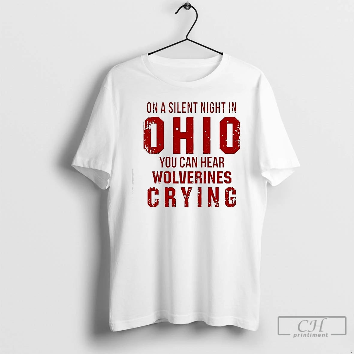 Classic On A Silent Night In Ohio You Can Hear Wolverines Crying T Shirts Sweater Hoodie, Sweatshirt | AU01DripNestTees.com