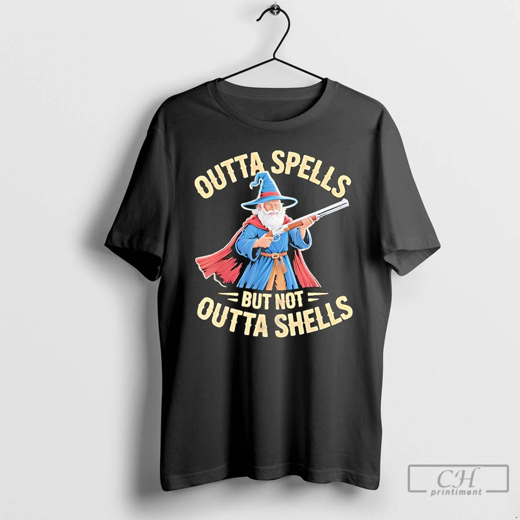 Classic Outta Spells But Not Outta Shells Funny T-Shirts, Hoodie, Sweatshirt | AU01DripNestTees.com