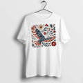 Classic Patriotic Eagle America Graphic Floral 4th July 250th Year Shirts Sweater