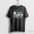 Classic Peanuts Characters Back To The Future Time Travel Buddies Graphic T-Shirts, Hoodie, Sweatshirt | AU01DripNestTees.com