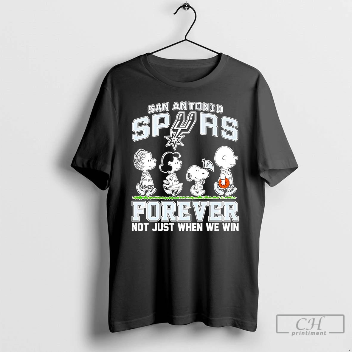 Classic Peanuts X Nba San Antonio Spurs Forever Not Just When We Win T Shirts Hoodie, Sweatshirt | AU01DripNestTees.com