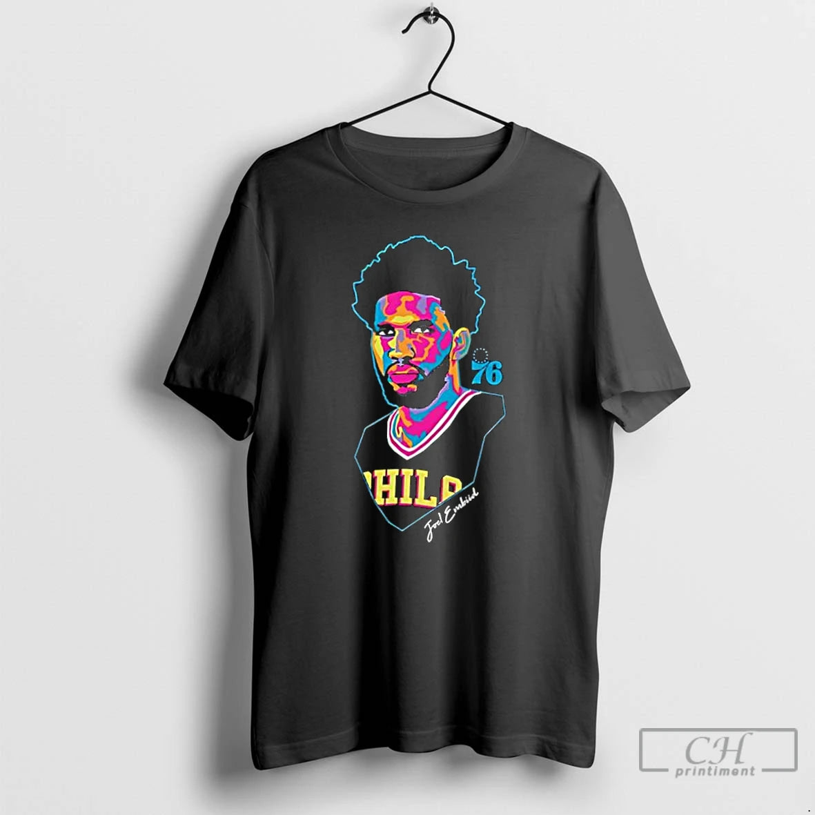 Classic Philadelphia 76ers Joel Embiid Artist Design T-Shirts, Hoodie, Sweatshirt | AU01DripNestTees.com