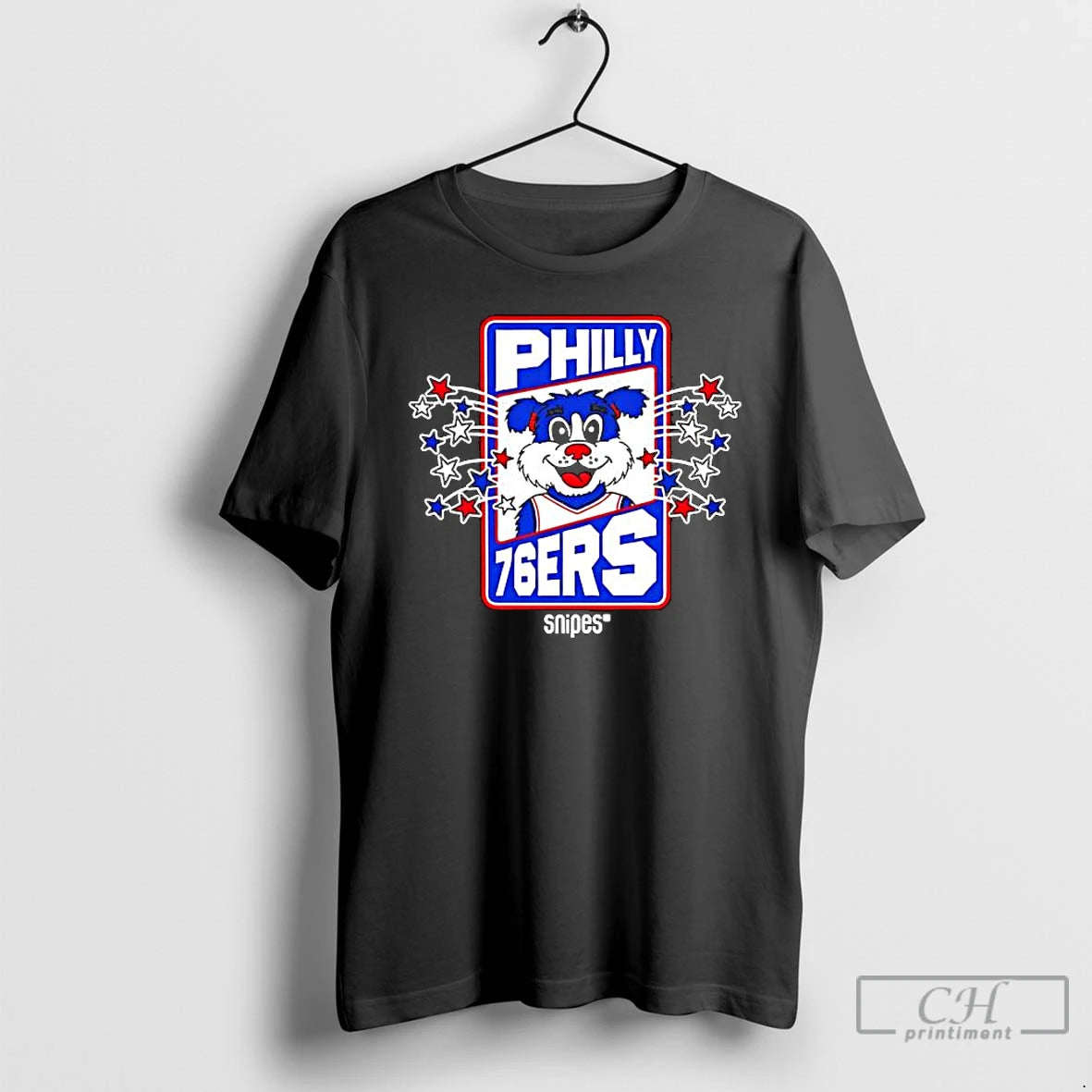 Classic Philadelphia 76ers Snipes Mascot Franklin The Dog T-Shirts, Hoodie, Sweatshirt | AU01DripNestTees.com