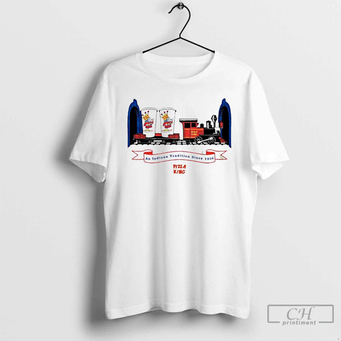 Classic Pizza King Train An Indiana Tradition Since 1956 T-Shirts, Hoodie, Sweatshirt | AU01DripNestTees.com